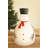 PAINTED METAL SNOWMAN