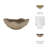 16" Flowood Brown Quartz Resin Bowl