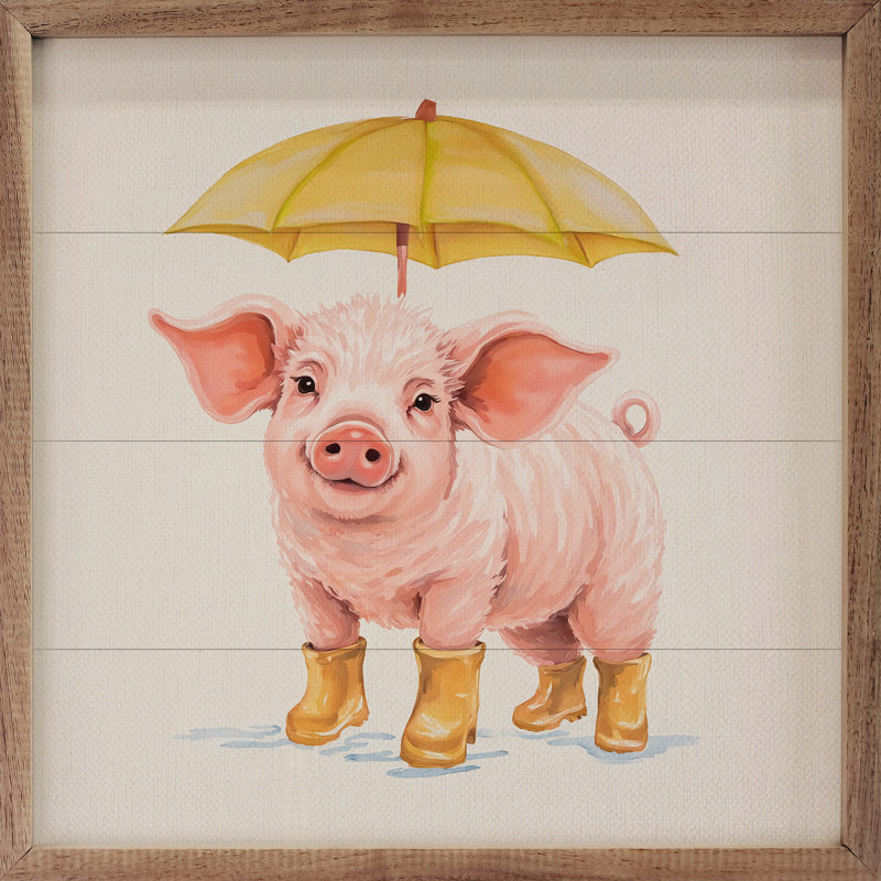 Pig In Boots, 4" H x 4" W