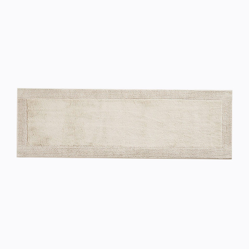 Berges 3000 GSM Reversible Cotton Bath Rug - Heavyweight Hotel Plush, 0.75" High Pile, Machine Washable Bath Mat for Luxury Bathroom 