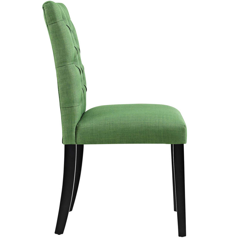 Chaise de salle à manger en cuivre Copper Grove Trilj par Modway, Vert