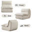 Fauteuil à billes sans accoudoirs en mousse à mémoire de forme pour adultes et enfants-59360037