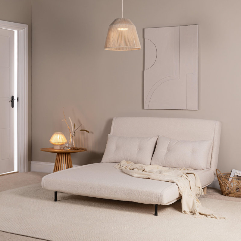 Trahan Small Double Sofa Bed, Warm White