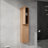 12" Bathroom Side Cabinet, 2-Soft Close Doors, Float Mounting Design-33898276
