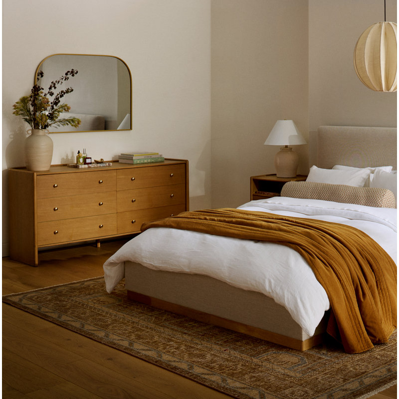 Mallory 6-Drawer Rounded Back Dresser