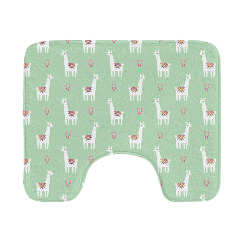 Tapis de salle de bain Llama