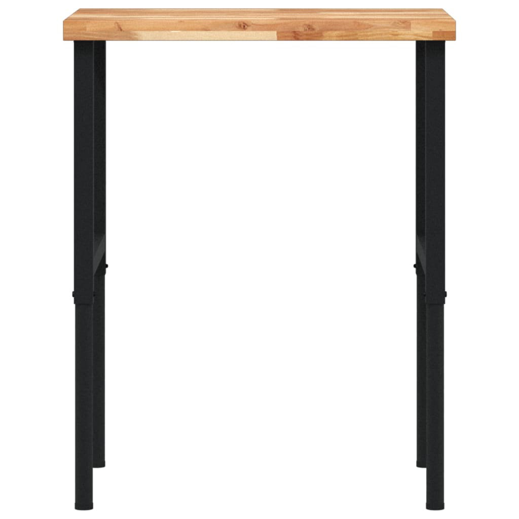Solid Wood Top Height-Adjustable Workbench