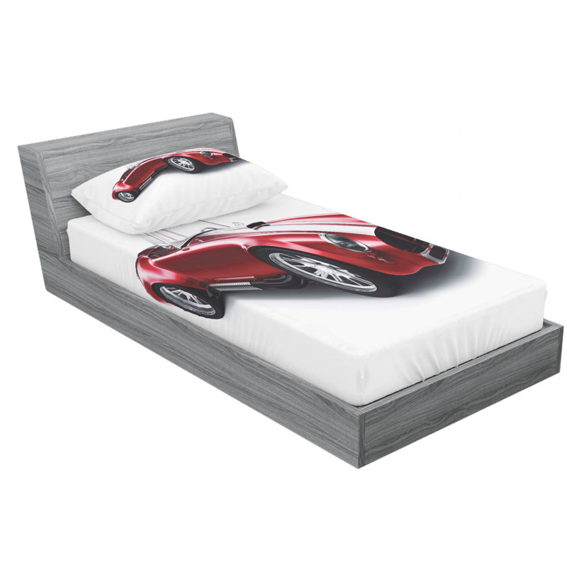 Microfiber Sheet Set, Twin Sheet Set with Fitted Sheet