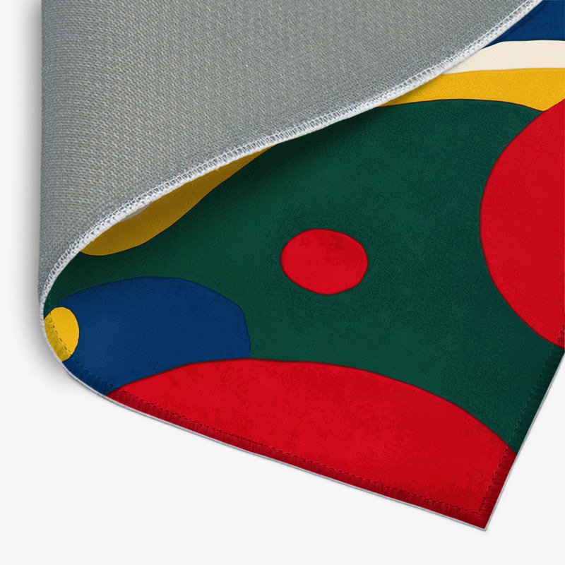 Perky Glide Indoor And Outdoor Area Rug, Rectangle 1'6" x 2'6"