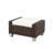 86'' Wide Wicker Patio Sofa with Cushions