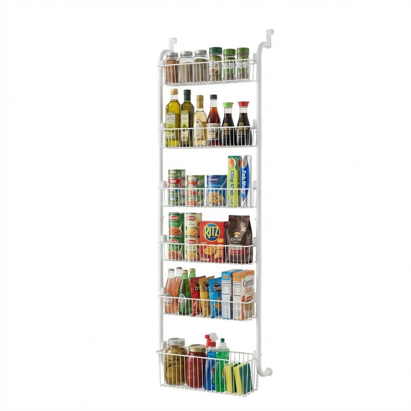 Wall Spice Rack, Stainless Steel
