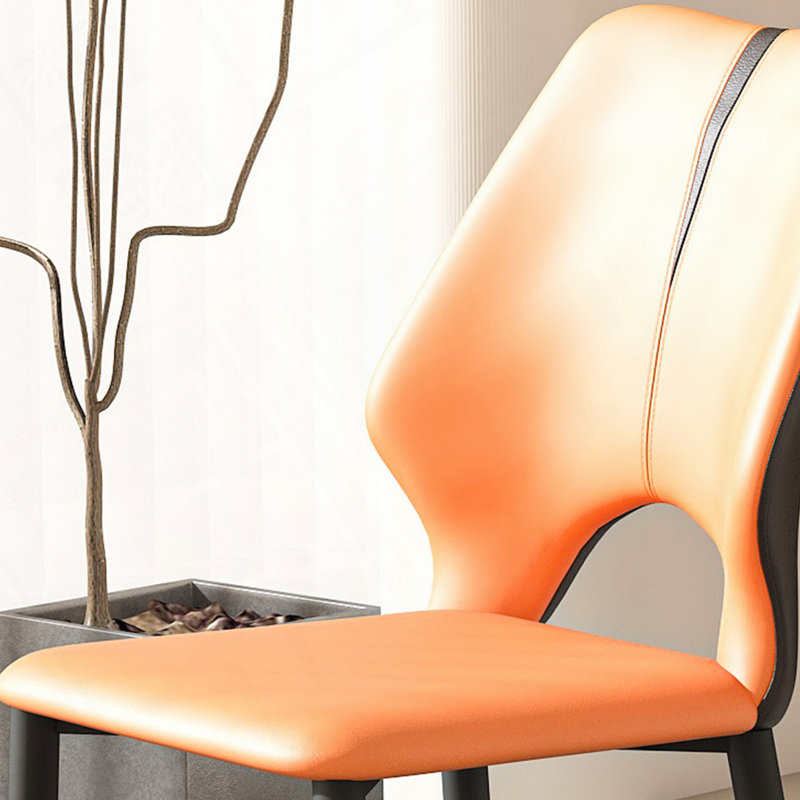 Chaises de salle à manger en cuir PU
