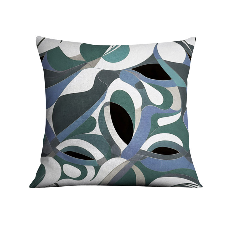 Coussin décoratif, Housse de coussin seulement - sans coussin, H 16 po x l 16 po