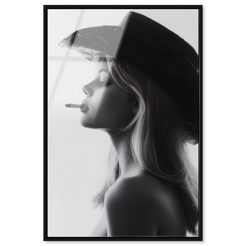 Desert Cowgirl High-Gloss Frameless Acrylic Glass Wall Art Fashion Print by Oliver Gal, Ready to Hang, 10 x 15, 25"H x 37"W