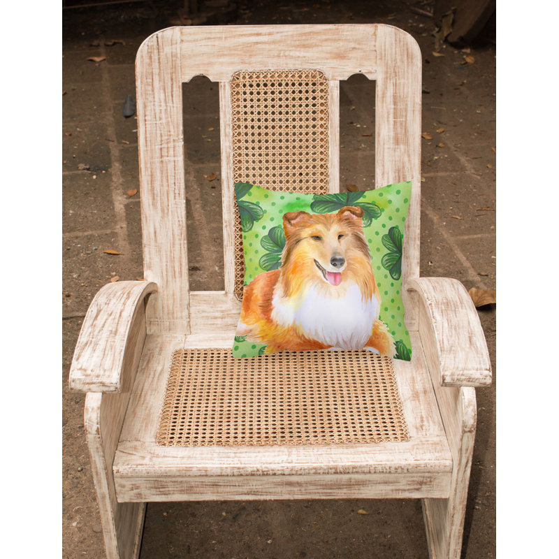 Coussin intérieur/extérieur st patrick, Berger Shetland, 18 po x 18 po
