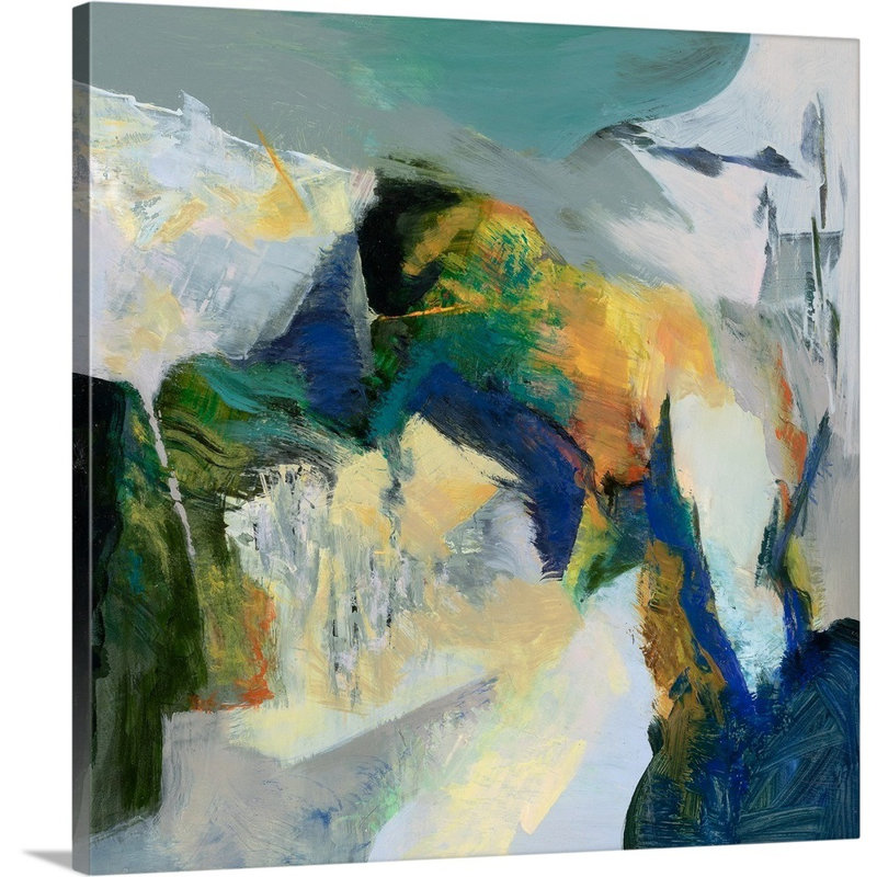 Reproduction d’art sur toile, "iceberg" par Emilia Arana, H 12 po x l 12 po x P 1,25 po, Toile tendue