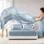 Drap-housse pour grand lit 6 pièces Blue Luxury