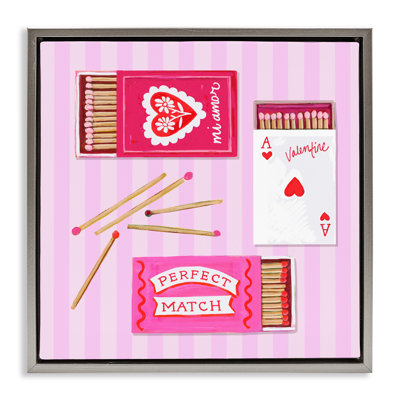 Cadre flottant romantique de la Saint-Valentin, par Rachael Reese