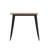 Harewood Square Commercial Indoor/Outdoor Poly Resin Restaurant Table with Steel Frame-797385360-797385365