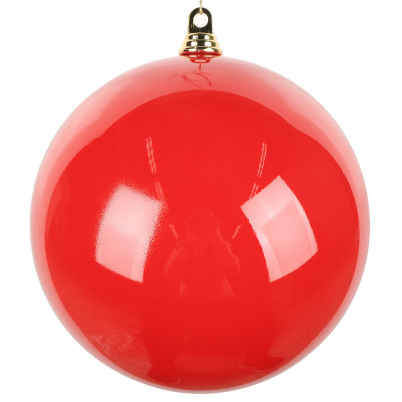 10" White Enamel Ball, 10"H x 10"W x 10"D, White