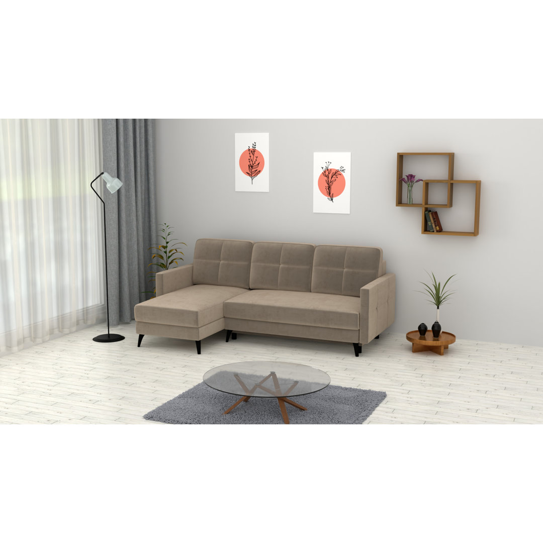 Ecksofa Parrsboro mit Bettfunktion