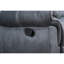 Élégant canapé modulaire en nubuck gris à deux tons avec fonction inclinable, structure en bois et mécanisme de profondeur de 38 po, densité de mousse D24 / d20, degré d'inclinaison maximal de 150-453284426
