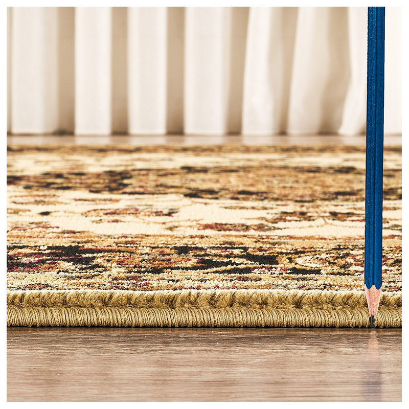 Classic Area Rug, Rectangle 2'x 3', Cream