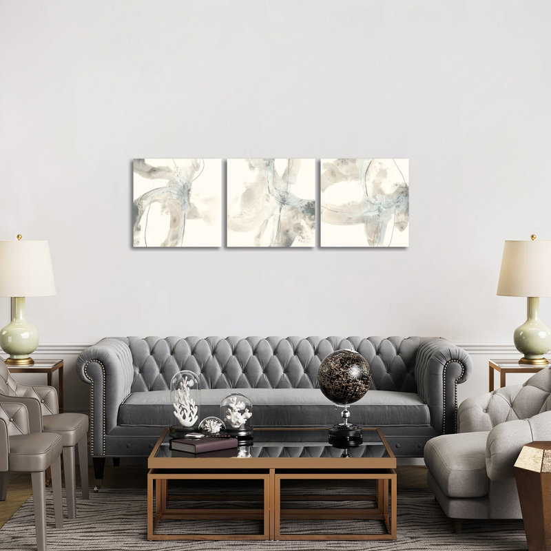 Divination triptyque - ensemble d'art mural sur toile - toile tendue (ensemble de 3)