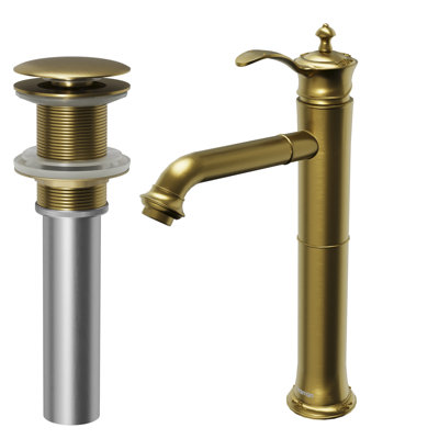Vineyard Single-handle Bathroom Faucet with Drain Assembly