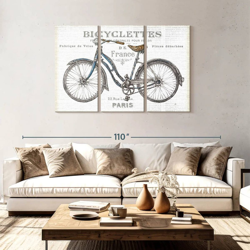 Kema Bicycles II, 48" H x 74" W