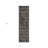 8' Runner Gray and Black Floral Medallion Washable Non Skid Indoor Outdoor Runner Rug