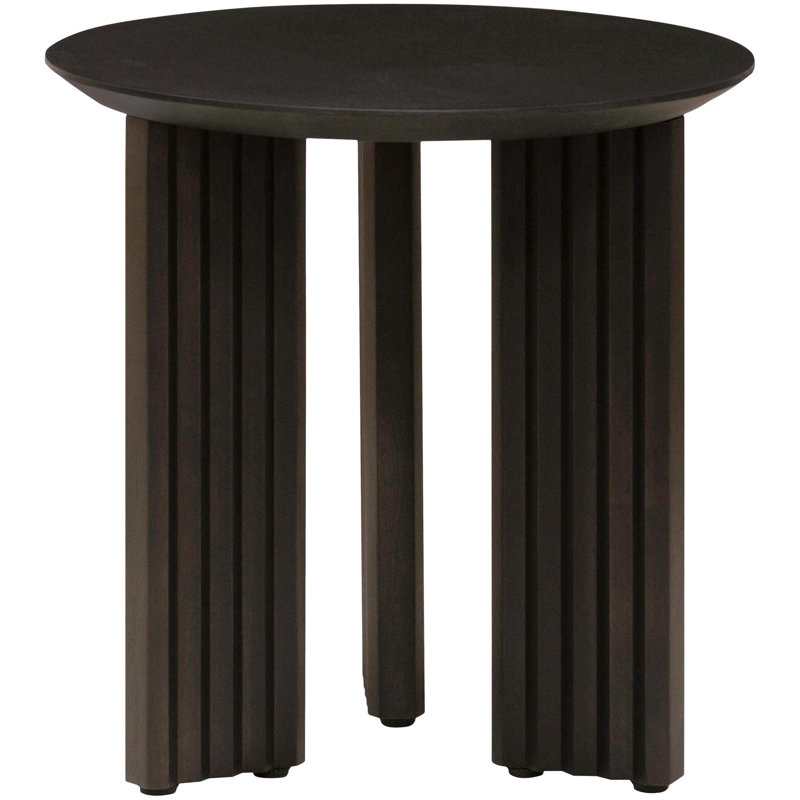Edianna Modern End Table, Black