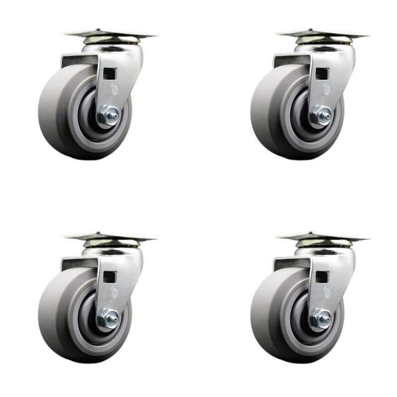 Thermoplastic Rubber Swivel Caster