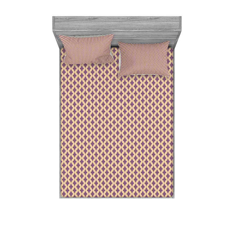Microfiber Sheet Set, Queen Sheet Set with Fitted Sheet