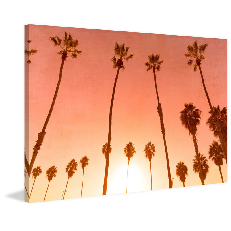« juste une autre chaude west coast evening », reproduction d’art sur toile tendue, H 24 po x l 36 po x P 1,5 po