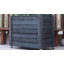 Jardinière mobile en bois gris anthracite 32 po x 40 po x 20 po avec roues verrouillables - Jardin surélevé rustique pour patio, terrasse ou balcon-1611127834