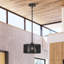 Luminaire suspendu noir 1 lumière Asllan