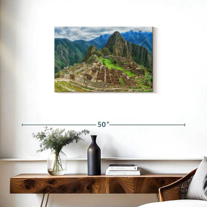 Lilie Inca Ruins At Machu Picchu, 20" H x 30" W