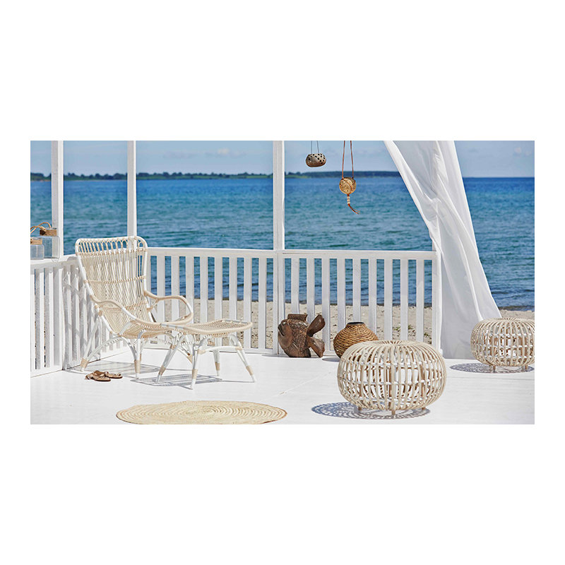 Monet Originals Outdoor Ottoman, Moccachino