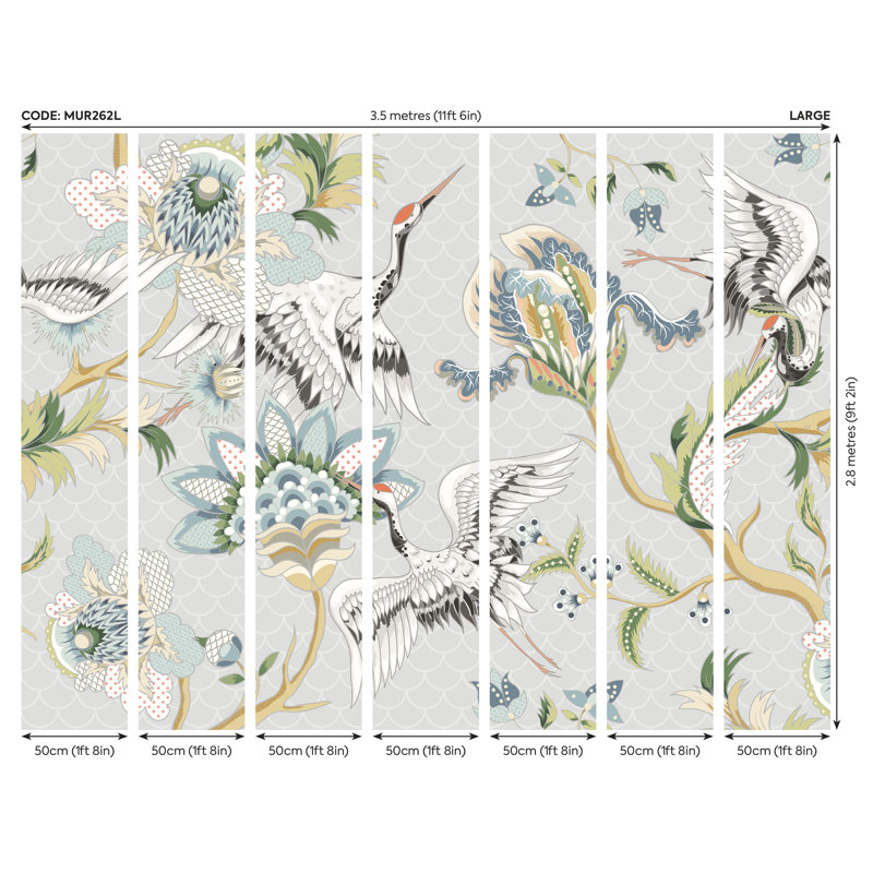 Talita Matte Wall Mural, 280cm L x 350cm W