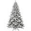 Arbre de Noël 5 pi avec 768 pointes, arbre à charnières enneigé réaliste PE + PVC avec support en métal, arbre de Noël artificiel complet-710096267