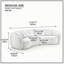 Canapé modulaire 102 pouces 5 places Boucle-214791539