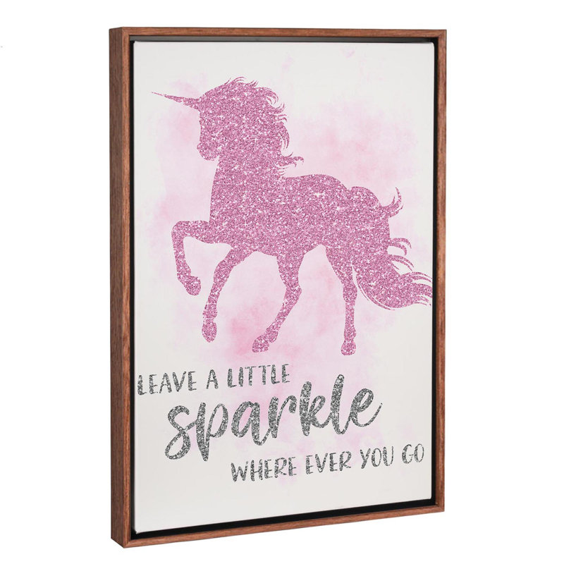 Art sparkle, Toile avec cadre en bois classique, H 26 po x l 18 po x P 1,5 po