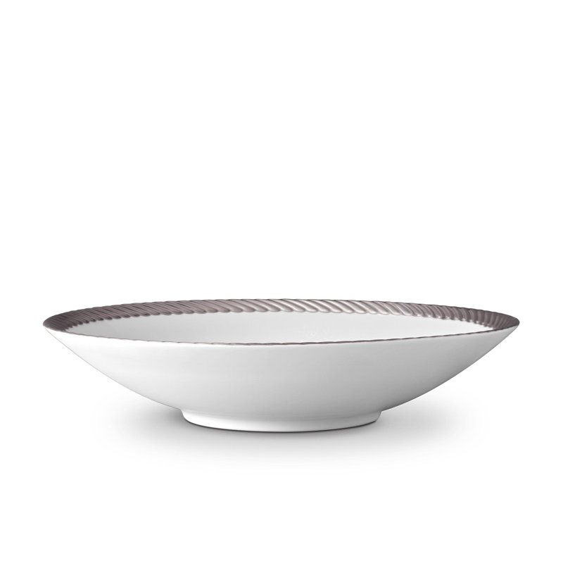 Corde Coupe Bowl, White/Platinum
