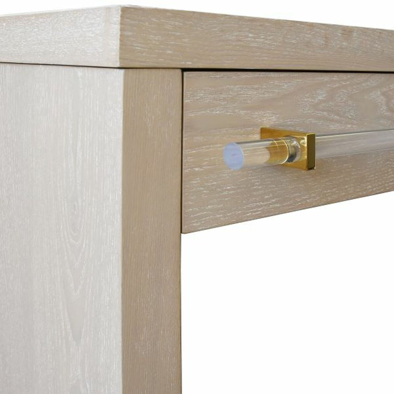 Ralph Writing Desk, Cerused Oak