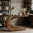 Contemporary Hallway Table,Modern Console Table,Cshaped Coffee Table