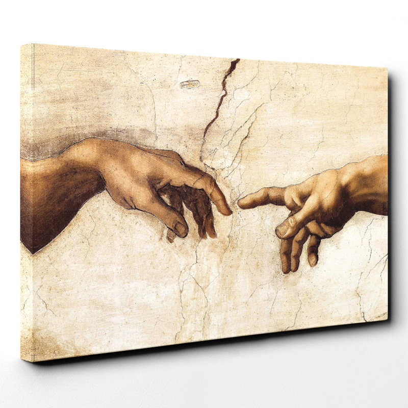 Michelangelo - Wrapped Canvas Painting, 35cm H x 50cm W