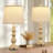 26" Resin Table Lamp with USB and Type-C Outlet-87826404
