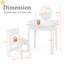 Dressing Table with Mirror-909317495