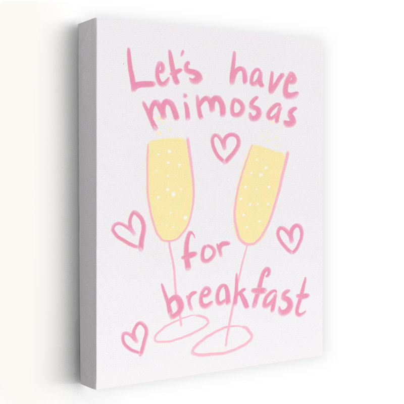 Morning Mimosas by Athene Fritsch - Wrapped Canvas Print, 60.96 cm H x 40.64 cm W